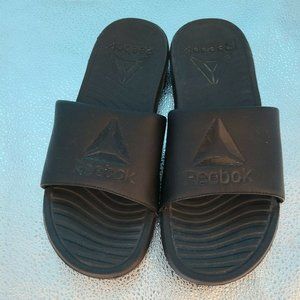 Reebok Classic Slide Men's Size 9 Sandals Black Athletic Comfort Hike Water Shoe